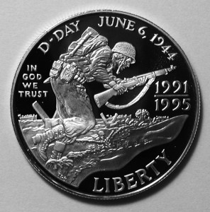 WWII D-Day $1 Obverse